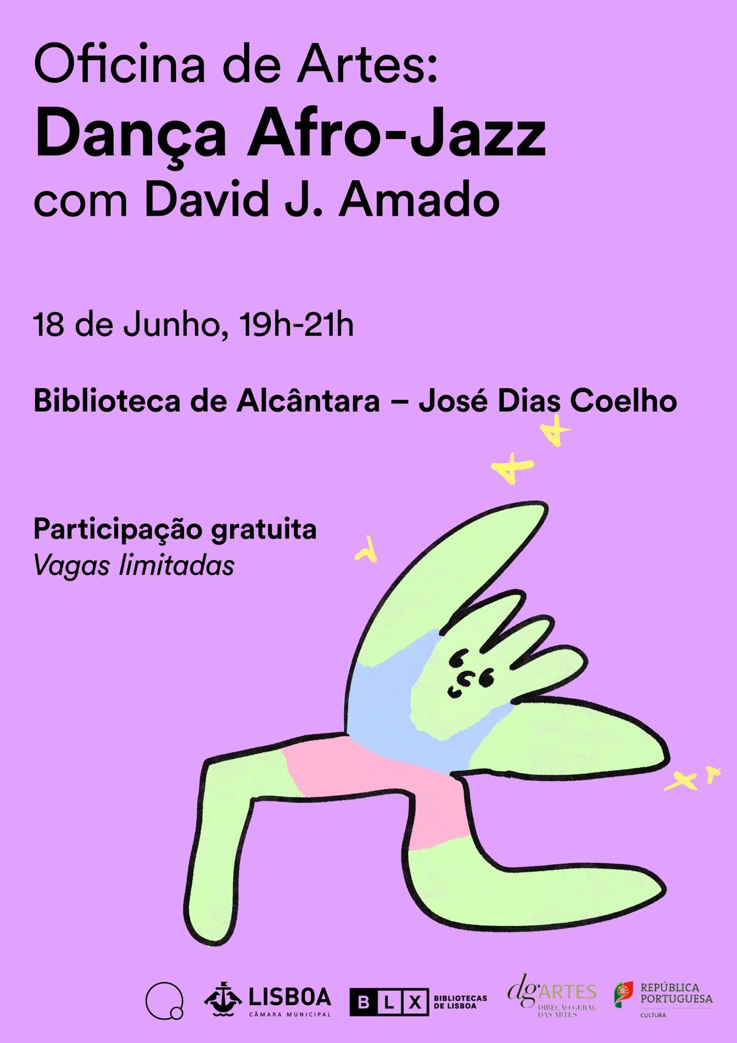 Oficina de dança Afro-Jazz - participação gratuita